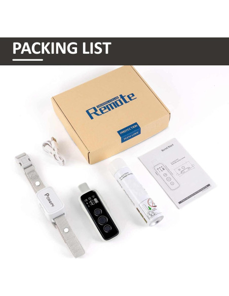 Collar de perro POIIOPY P-510 citronela control remoto Collar de perro POIIOPY P-510 citronela control remoto