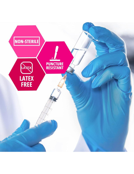 Guantes de Nitrilo Desechables Medpride 200 Unidades