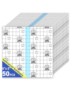 Vendajes Impermeables AZEN 50 Piezas 15x15 cm Transparentes