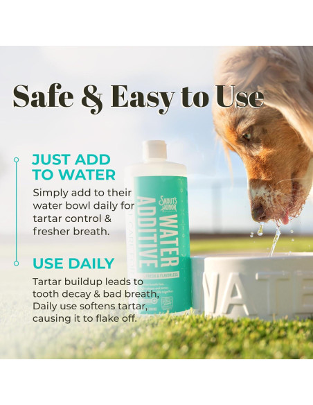 Aditivo de Agua Sin Sabor Skout's Honor 946 ml para Mascotas