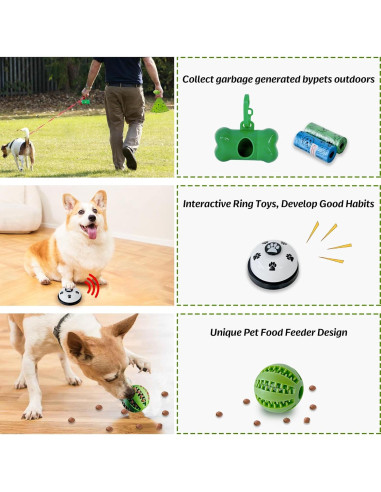 20 Piezas Juguetes para Perros MRSOHRET con Canasta