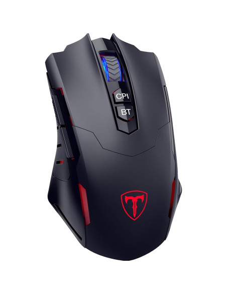 RisoPhy Ratón Gaming Inalámbrico 8000 DPI Ergonomico