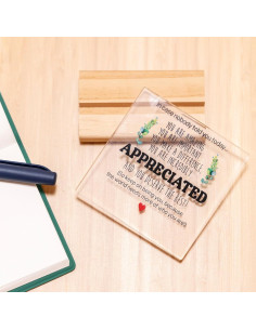 Cartel Acrílico Decorativo VBAIFAyy 10x10 cm Personalizable 2