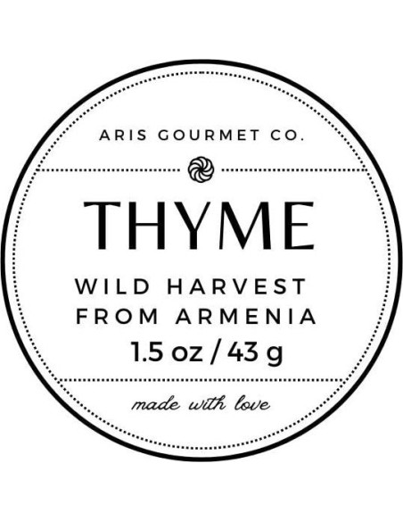 Té de Tomillo Silvestre Aris Gourmet 43g Calidad Premium