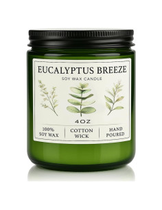 Vela Aromatizada Eucalipto y Menta Soja 4oz 20h GOPAS