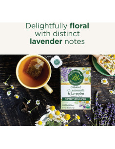 Té Medicinal Orgánico Everready Manzanilla y Lavanda 16 Bolsitas 2