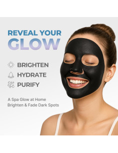 Mascarilla Negra Iluminadora RAWQUEST Cardo Lechero 5 Piezas 2