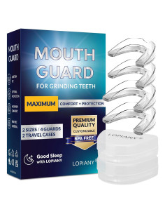 Protector Bucal Nocturno LOPIANY para Rechinar Dientes - 2 Tamaños