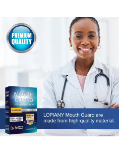Protector Bucal Nocturno LOPIANY para Rechinar Dientes - 2 Tamaños 2