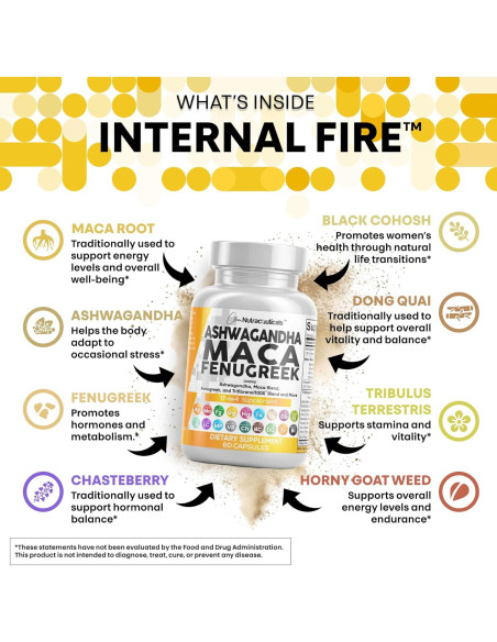 Suplemento de Ashwagandha Clean Nutraceuticals 60 Cápsulas Suplemento de Ashwagandha Clean Nutraceuticals 60 Cápsulas