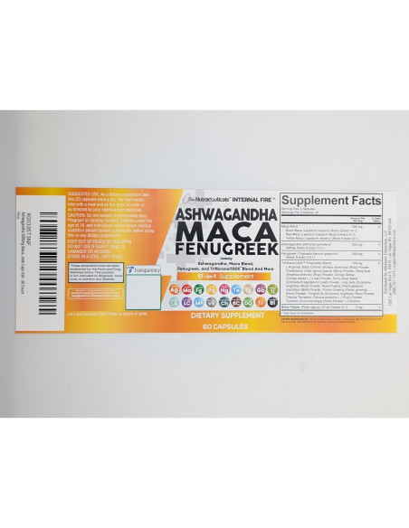 Suplemento de Ashwagandha Clean Nutraceuticals 60 Cápsulas Suplemento de Ashwagandha Clean Nutraceuticals 60 Cápsulas