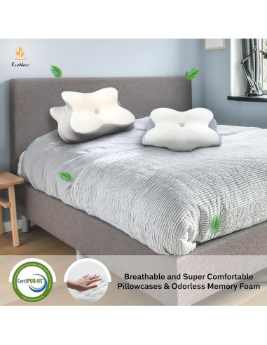 Almohada Cervical EcoNour Espuma con Memoria 38x61 cm