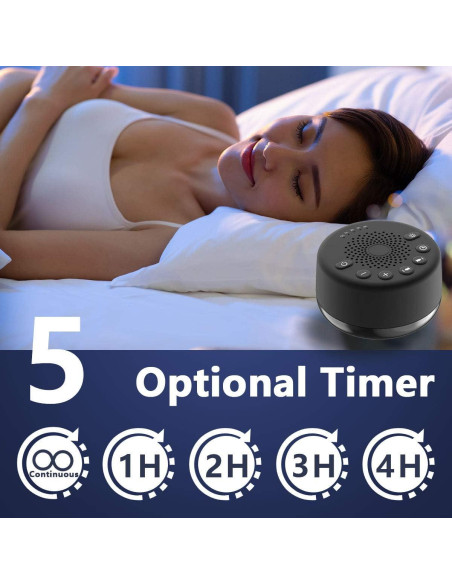 Máquina de Sonido Blanco Easysleep EWN-I1C 25 Sonidos 32 Volumen