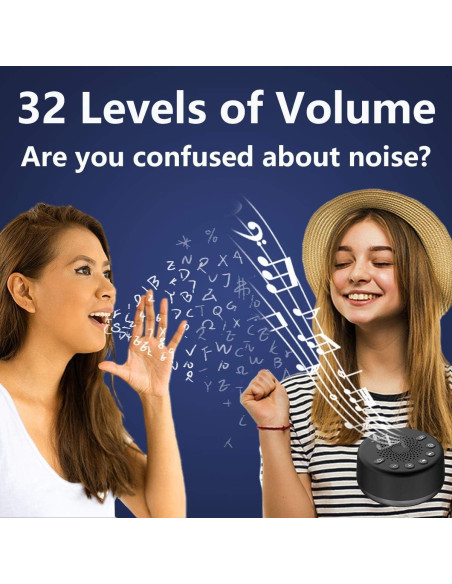 Máquina de Sonido Blanco Easysleep EWN-I1C 25 Sonidos 32 Volumen