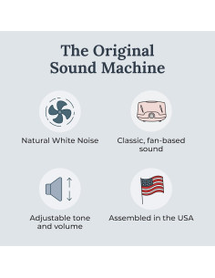 Yogasleep Dohm Classic Rosa Máquina de Ruido Blanco 14,7cm 2