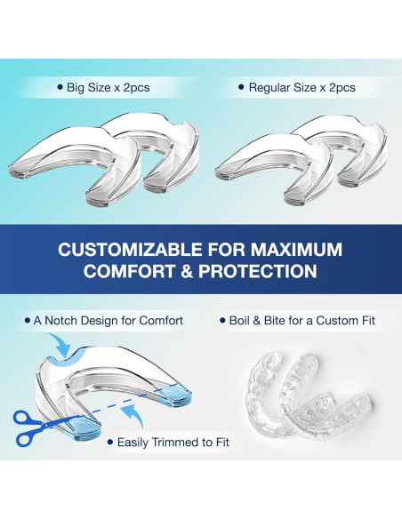 Protector Bucal LOPIANY Personalizable para Rechinar Dientes