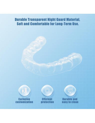 2 Protectores Nocturnos Personalizados Qiivosm para Bruxismo