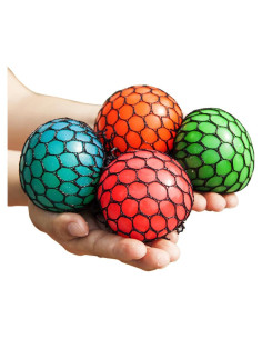 Pelotas de Alivio de Estrés Bingole 4PCS Malla 5cm