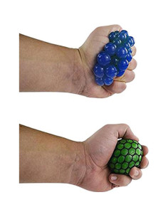 Pelotas de Alivio de Estrés Bingole 4PCS Malla 5cm 2