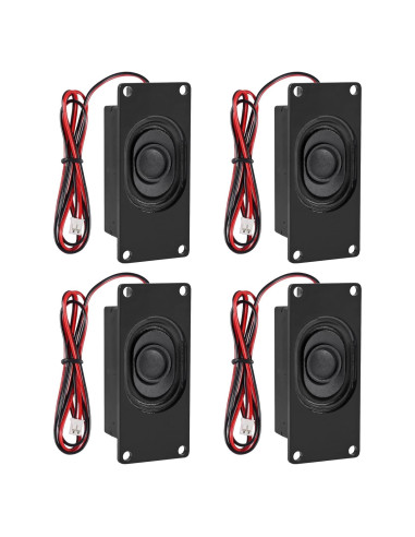 4 Mini Altavoces 3W 8 Ohm JUZITAO para Proyectos Electrónicos
