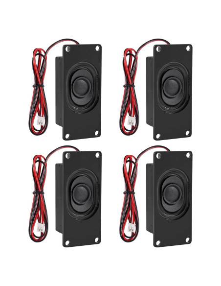 4 Mini Altavoces 3W 8 Ohm JUZITAO para Proyectos Electrónicos
