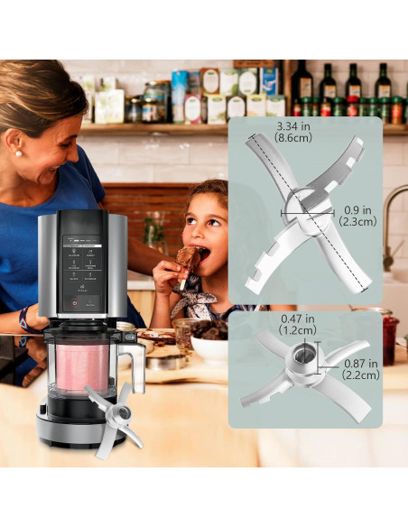 Cuchilla de Reemplazo Ninja Creami NC300 Acero Inoxidable