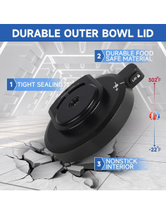 Tapa de Tazón Exterior Psasrm para Máquina de Helados NC301 2