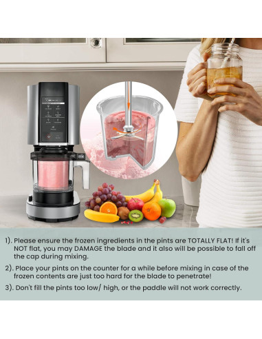 Cuchilla de Reemplazo Ninja Creami NC300 Acero Inoxidable