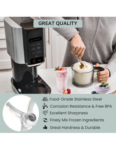 Cuchilla de Reemplazo Ninja Creami NC300 Acero Inoxidable