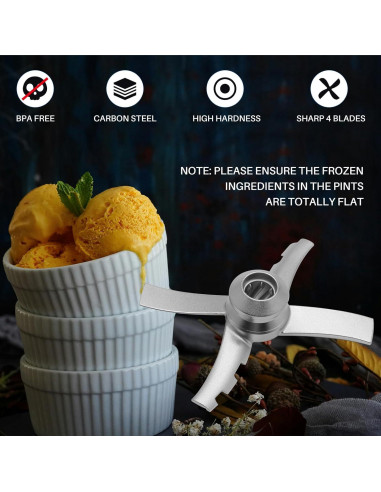 Tapa de Tazón Exterior Ninja NC301 y Paleta Reutilizable