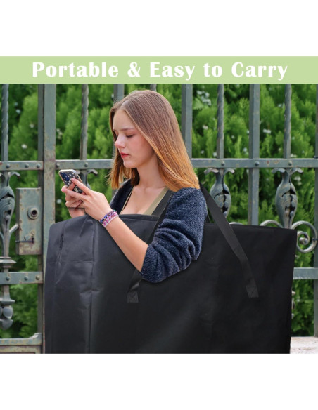 Bolsa de Almacenamiento Luccov para Mesa Plegable 6FT Negra