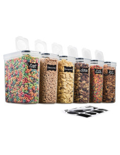 Set de 6 Contenedores Herméticos Seseno 4L para Alimentos