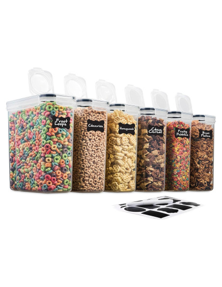 Set de 6 Contenedores Herméticos Seseno 4L para Alimentos