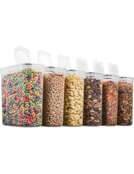 Set de 6 Contenedores Herméticos Seseno 4L para Alimentos