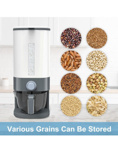 Dispensador de Arroz YENXIKU 25 lbs Hermético con Medidor 2