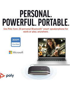 Altavoz Bluetooth Poly Sync 20 USB-C - 20h Batería - IP64 2