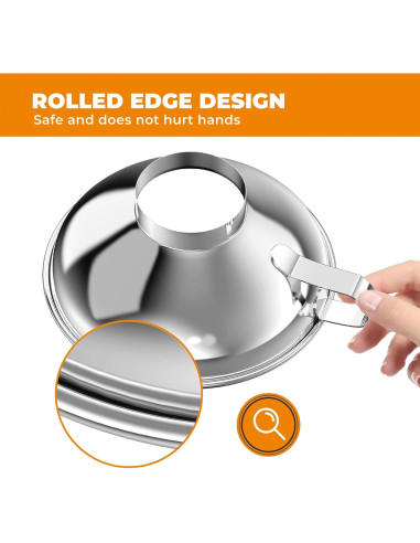 Embudo de Acero Inoxidable Pisol para Tarros Mason 5.28 cm