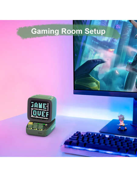 Divoom Ditoo Altavoz LED Bluetooth Retro 10W Verde