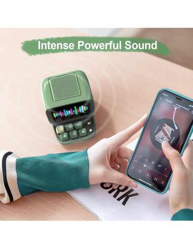 Divoom Ditoo Altavoz LED Bluetooth Retro 10W Verde