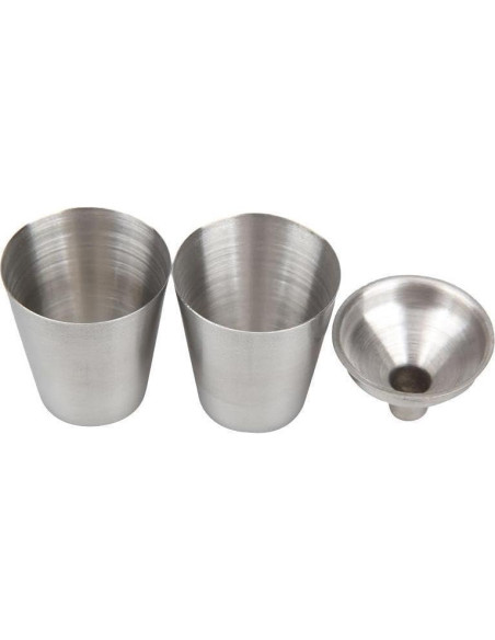 Embudo de Acero Inoxidable Juroicessry - Mini 10,19x8,41cm