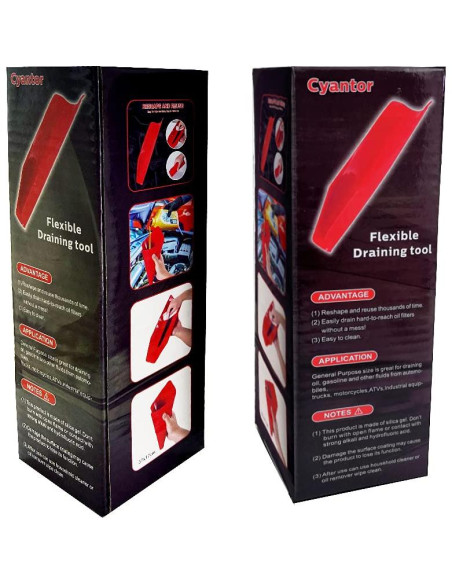 Embudo de Drenaje Flexible Cyantor 37,1 cm Caucho NBR