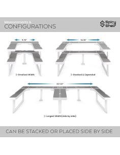 Estante Picante 3.0 - Organizador de especias ajustable 2 niveles 2