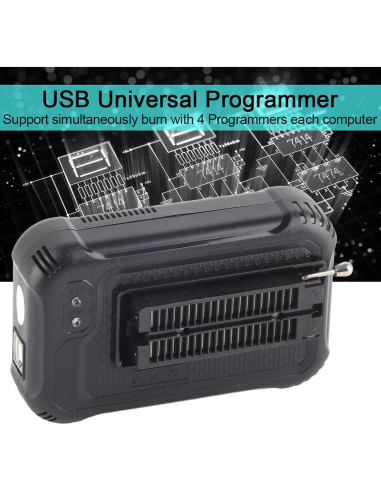 Programador Universal USB YWBL-WH TL866II Plus con 10 Adaptadores