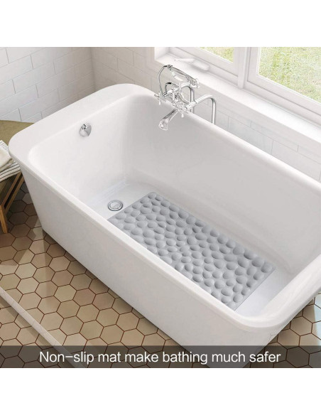 Alfombrilla Antideslizante OTHWAY para Baño 80x40 cm Gris Alfombrilla Antideslizante OTHWAY para Baño 80x40 cm Gris