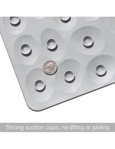 Alfombrilla Antideslizante OTHWAY para Baño 80x40 cm Gris