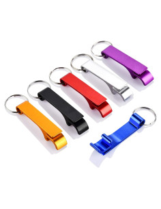 Set 6 Abrebotellas Coloridos Mcyye de Metal Premium