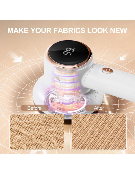 Quitapelusas eléctrico TEKI 6 cuchillas recargable USB