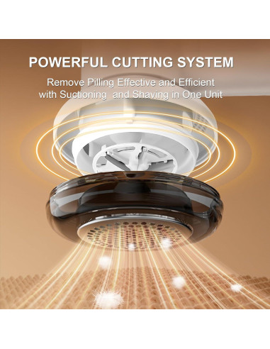 Quitapelusas eléctrico TEKI 6 cuchillas recargable USB