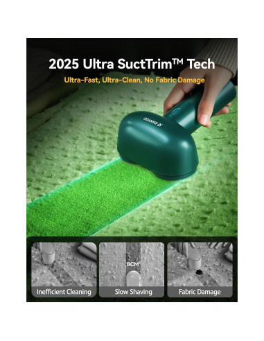 Afeitadora de Tela RANVOO L17302 Eléctrica Recargable Verde