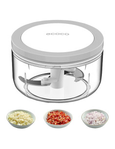 Picador de Alimentos Manual ZWCEGND 550ml Acero Inoxidable